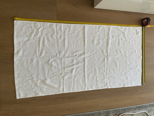 Big Sale – 100% Cotton White Bath Towels at Just $3.50 Each!